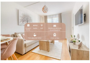 L'Elysée - Easy check-in - Arrivée autonome - Place parking privative - T2 suréquipé - Wifi - Netflix